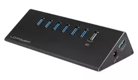 USB Hub LC-Power LC-HUB-ALU-2B-7