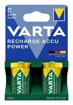 Įkraunama C baterija Varta 56714 – NiMH, aukštis 50 mm, skersmuo 2,6 cm, svoris 62 g