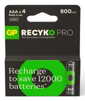 Įkraunama baterija GP Batteries ReCyko Pro GPRCP80AAA174C4 AAA NiMH 14g