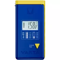 Baterijų testeris Varta 00893 101 111 LCD skaitmeninis nešiojamas AA, AAA, 9V, monetinėms baterijoms