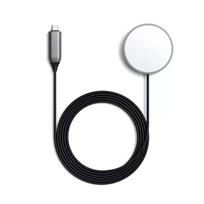 Satechi ST-UCQIMCM belaidis magnetinis įkroviklis su USB-C laidu, pilka/balta