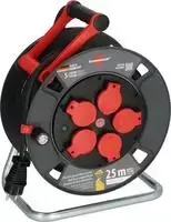 Brennenstuhl 9232250100 laido ritė 25 m Juoda Su įžeminimu Kištukas-Kištukas (9232250100)