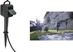 Išmanusis lauko kištukinis lizdas Brennenstuhl 1154540601 juodas žalias