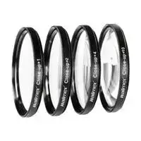 Makro artinimo filtrų rinkinys Walimex 17856 55 mm 4 vnt. Juodos spalvos