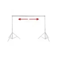 Walimex Pro teleskopinis foninis strypas 225-400 cm, iki 6 kg, kaiščio jungtis
