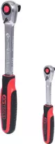Reversinis reketinis raktų rinkinys ks tools SlimPOWER 2 vnt. — 1/4 colio ir 1/2 colio pavaros