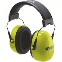 Uvex K20 hi-viz ausinės su galvos juosta, geltonos, 2630021