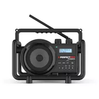 Perfectpro DABBOX radijo imtuvas DAB+ FM AUX Bluetooth atsparus smūgiams