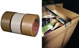 Pakavimo juosta Tesa 04124, PVC, ruda, 66 m × 50 mm