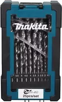 Gręžtų rinkinys Makita D-78368 HSS-GS, 25 vnt., greitapjovis plienas