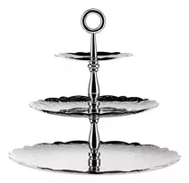 Apvalus trijų pakopų stovas Alessi Dressed MW52/3 nerūdijantis plienas 350 mm