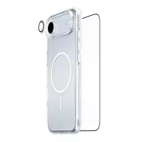 PanzerGlass 3‑in‑1 Explorer Set CR66372 apsauginis rinkinys iPhone 17 Air (grūdintas stiklas ekranui, objektyvo apsauga, valymo įrankiai)