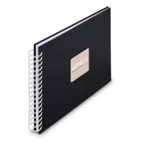 Hama 00009831 nuotraukų albumas juodas 50 lapų 10x15 spiralinis įrišimas