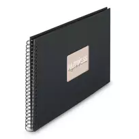 Hama 00009835 nuotraukų albumas juodas 300 lapų 10x15 spiralinis įrišimas