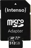 Intenso MicroSDXC 512GB UHS-I Class 10 atminties kortelė 3433493