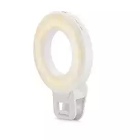 Hama 00004674 To Go LED žiedinis šviestuvas telefonui, užspaudžiamas, įkraunamas, 3 režimai