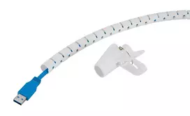 Kabelių gaubtas Neomonts ADS06-140WH baltas Ø15 mm keliems kabeliams