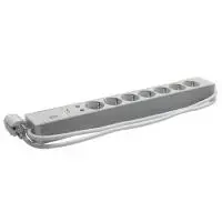 Bachmann 333.604 7x Schuko ilgintuvas su apsauga nuo viršįtampių 2m