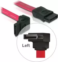 SATA kabelis DeLOCK 84220 0,5 m raudonas