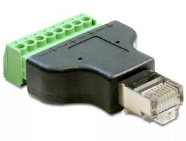 Adapteris RJ45 į gnybtų bloką DeLOCK 65389
