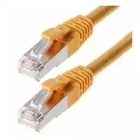 Tinklo kabelis Helos Cat 5e SF/UTP 0,5 m geltonas