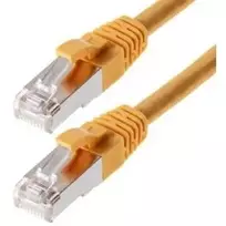 Tinklo kabelis Helos CAT6 S/FTP (PIMF) 1,5 m geltonas