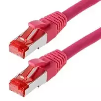 Tinklo kabelis Helos CAT6 S/FTP (PIMF) 30m rausvas