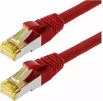 Tinklo kabelis Helos Cat 6a S/FTP 3 m raudonas