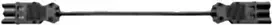 Maitinimo laidas Bachmann 375.080 juodas 0,3 m