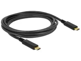 USB kabelis DeLOCK 83668 USB 3.2 Gen 1, 2 m, USB-C, juodas