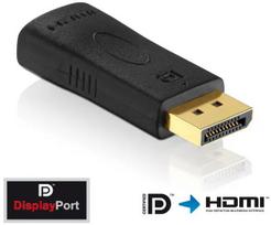 Innovation IT PI150 DisplayPort į HDMI adapteris — DP į HDMI, auksuoti kontaktai, juodas