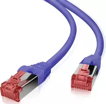Laidas helos Cat.6 S/FTP halogen-free dvigubai ekranuotas violetinis 10 m