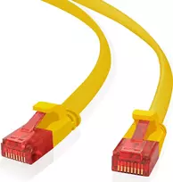Patch kabelis Helos Ultra Slim 10 m UTP 6 kategorijos plokščias