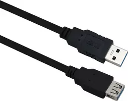 Ilginimo USB 3.0 laidas Helos 288351, 2,0 m, juodas, kištukas-lizdas