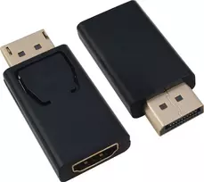 helos 288466 DisplayPort į HDMI adapteris (vyriškas DisplayPort – moteriška HDMI), juodas