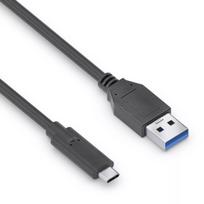 USB kabelis PureLink IS2611-010 USB 3.2 Gen 2 1m USB-C USB-A juodas