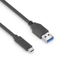 PureLink IS2611-005 iSeries Premium USB-C į USB-A kabelis, USB 3.1 Gen 2, 10Gbps, 3 A, 0,5 m, juodos spalvos