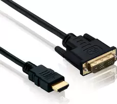 Adapterinis kabelis helos DVI-D (kištukas) į HDMI (kištukas) 1,5 m, 4K 60 Hz