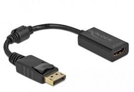 Adapteris DisplayPort 1.1 vyriškas į HDMI moterišką DeLOCK 61011