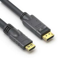 PureLink PI5110-100 vaizdo kabelio adapteris 10 m DisplayPort HDMI juodas
