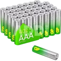 GP AAA (Micro) Super Alkaline baterijų rinkinys 40 vnt. - GP 03024AETA-B40