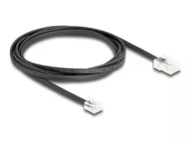 Telefono laidas DeLOCK 88036 RJ45 į RJ11 2m juodas