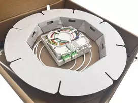 Helos FTTH-Anschlussset 372089 LC-APC 2m juodas šviesolaidinis tinklo kabelis