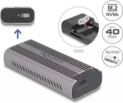 DeLOCK 42029 SSD korpusas USB Type-C 40Gbps M.2 NVMe PCIe