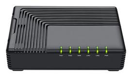 Analoginis telefono adapteris (ATA) Auerswald FTA5102E2 — 2 prievadai, G.711a/u, G.729A/ab, nuolatinės srovės maitinimas, juodos spalvos