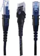 PatchSee ThinPatch tinklo laidas juodas 9,7 m Cat6a F/UTP FTP