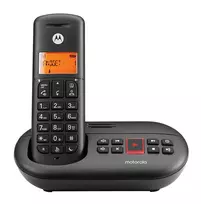 DECT belaidis telefonas Motorola E211 juodas su skambučių ID