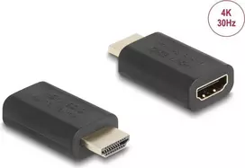 Delock 64325 HDMI 4K EDID emuliatorius erdviniam garsui, juodas