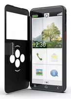 Emporia emporiaSMART.7lite 13,8 cm (5,45 colio) vienos SIM kortelės išmanusis telefonas Android 15 4G USB Type-C 6GB 128GB 3500 mAh juodas