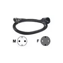 Bachmann 341.186 maitinimo laidas 5m Schuko H05VV-F 3G 1,50mm² juodas